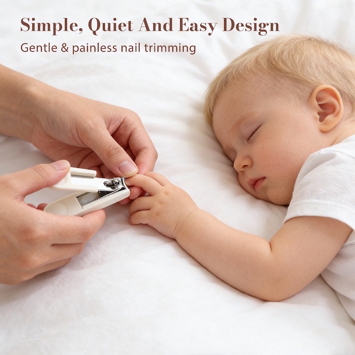 Autumnz 2 in 1 Rechargeable Baby Nail Trimmer (with LED LIght) 宝宝电动指甲剪刀